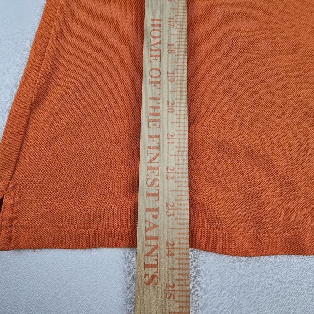 Ralph Lauren Golf Mens M Orange Long Sleeve Polo Shirt Old Marsh Golf Club Logo - Picture 3 of 10
